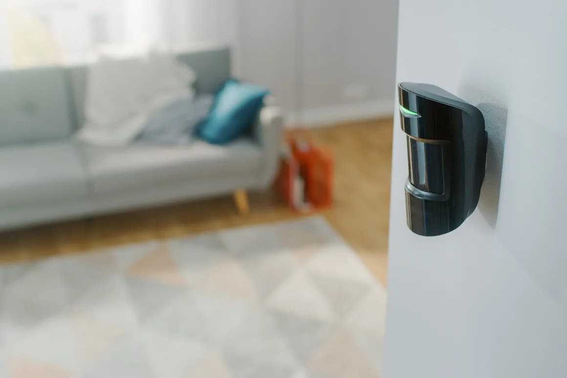 Bewegungsmelder an der Wand